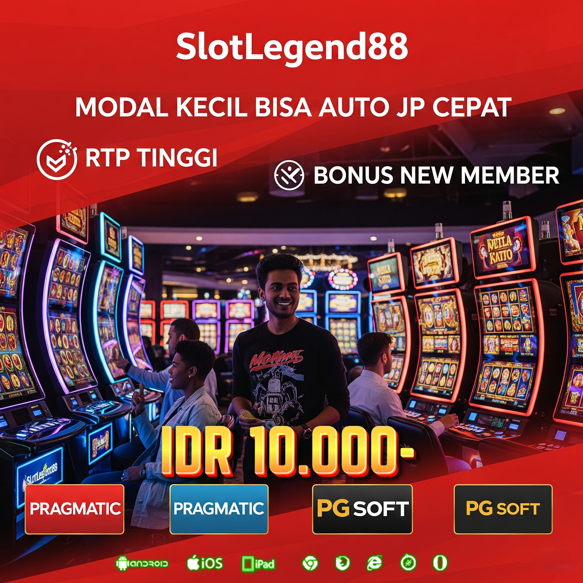 SlotLegend88 Gacor Hari Ini: Modal Kecil Bisa Auto JP Cepat